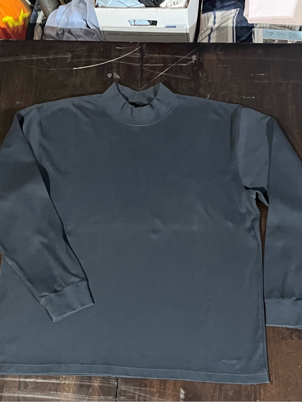 Filson Seattle Black Mockneck Heavy Tshirt, Sz XXXL